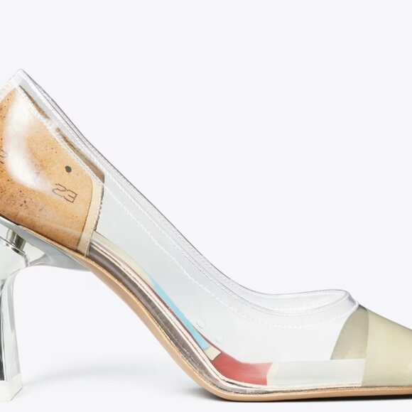 TORY BURCH Best Seller CLEAR PUMP - Picture 2 of 6